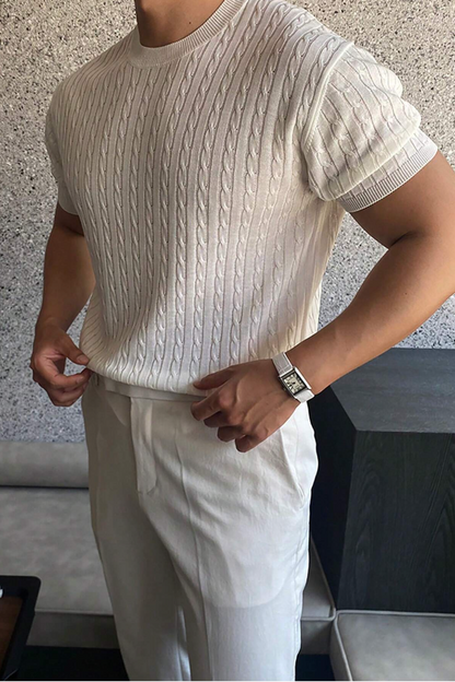 The Beaumont Cable Knit Shirt