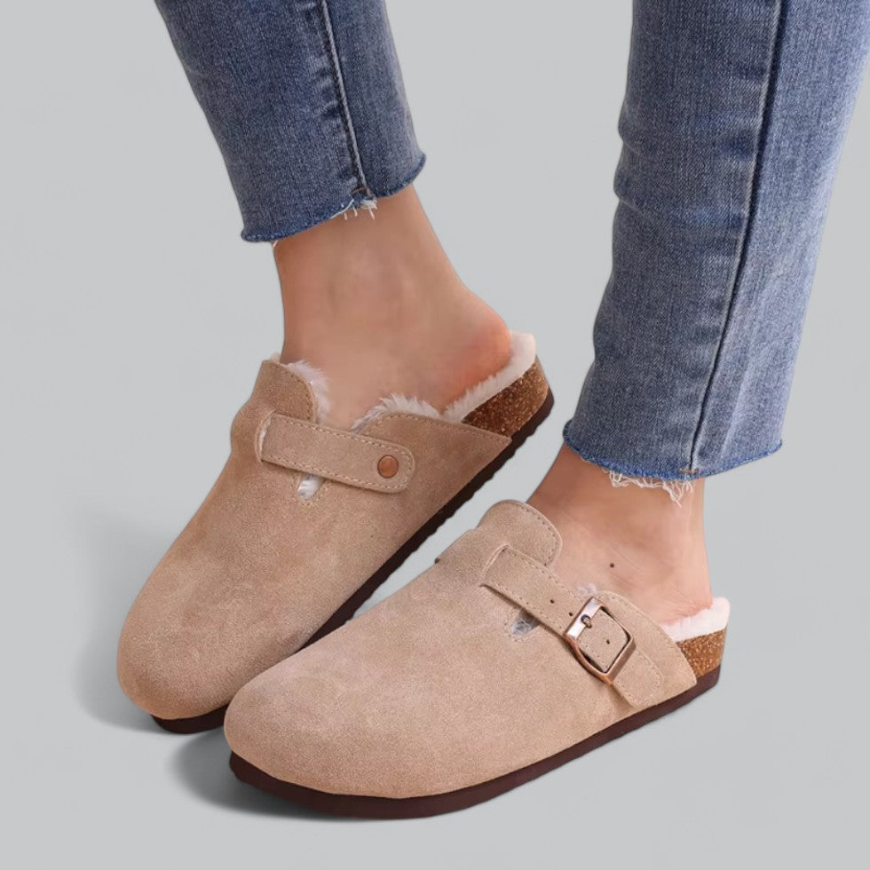 CozyCloud Sheepskin Slipper Clogs